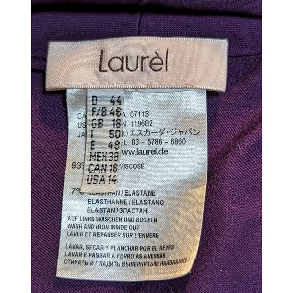 Laurel Top and cardigan Top B 43"Jacket 44" CB 26.5" Plum/Purple.top Draped - Picture 2 of 15